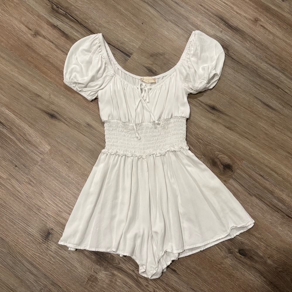 White Romper/dress